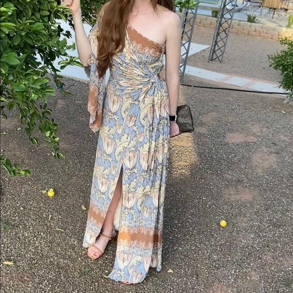 Free People Pardon My French Maxi Dressa XS worn once EUC